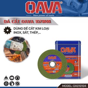 Đá cắt inox oava 107mm