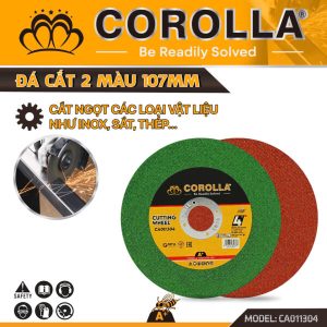Đá cắt corolla 107mm (hai màu)