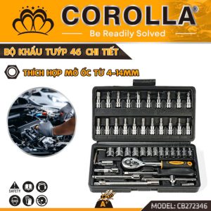 Bộ dụng cụ sửa chữa 46chi tiết 1-40mm
