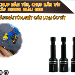 Đầu chụp bắn tôn 48mm (inox)