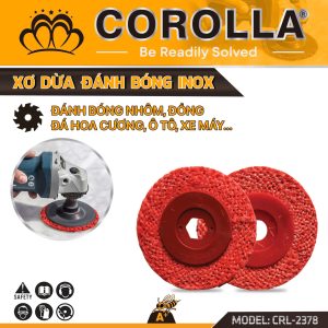 Xơ dừa đánh bóng inox 100mm