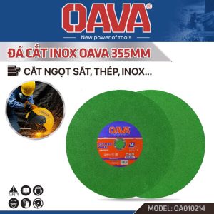 Đá cắt inox oava 355mm